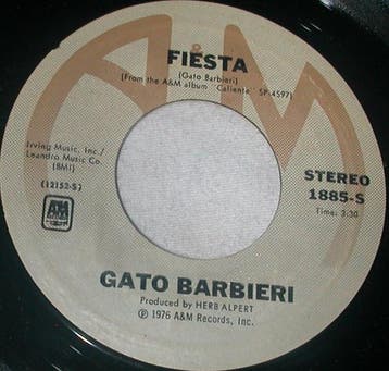 vinyl single 7 inch - Gato Barbieri - Fiesta, Verzenden, Zo goed als nieuw, 7 inch, Pop