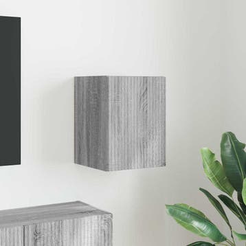 vidaXL TV Wandkast 30 x 31 x 40 cm Grijs Sonoma Bewerkt hout, Minder dan 50 cm, Verzenden, Nieuw, Minder dan 100 cm