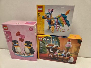 Lego Set - Creator - LEGO Piñata 40644 + LEGO Verliefde, Nieuw