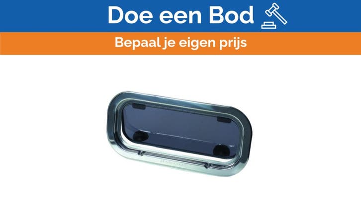 Bieden: Rutgerson Stainless Steel Opening, Watersport en Boten, Bootonderdelen, Kombuis en Sanitair, Nieuw, Zeilboot of Motorboot