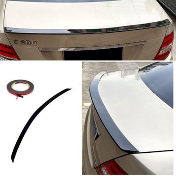 Achterspoiler zwart glans geschikt voor Mercedes W204, Ophalen of Verzenden
