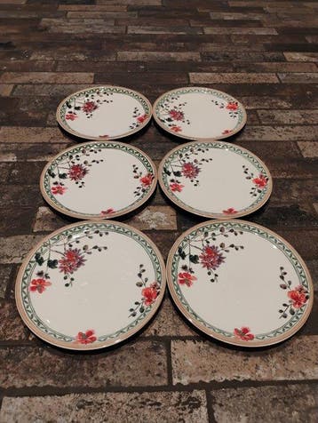 Villeroy & Boch - Isabelle de Borchgrave - Bord (6) -, Antiek en Kunst