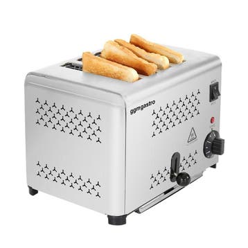 GGM Gastro | Broodrooster - mechanisch - 1,8kW - 4 sleuven |, Verzenden, Nieuw in verpakking, Overige typen