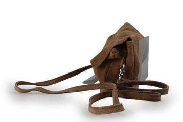 Manfield Clutch Bruin, Verzenden, Zo goed als nieuw, Bruin