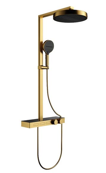 SALE - Parro - Goud - Piano button - Doucheset opbouw -, Ophalen of Verzenden, Nieuw