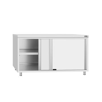GGM Gastro | Gesloten RVS werktafel KOPENHAGEN ECO - |, Verzenden, Nieuw