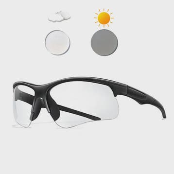 Photochrome Fietsbril - UV-bescherming & Winddicht voor Mann, Sieraden, Tassen en Uiterlijk, Zonnebrillen en Brillen | Dames, Verzenden