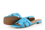 Bibi Lou Slippers in maat 38 Blauw, Kleding | Dames, Schoenen, Slippers, Bibi Lou, Zo goed als nieuw, Verzenden