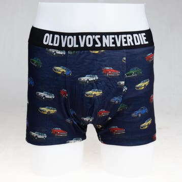Onderbroek VOLVO Old Volvos never die BLAUW, Ophalen of Verzenden, Nieuw