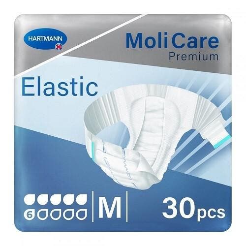 Molicare Premium Elastic Medium 6 drops 30 stuks, Diversen, Verpleegmiddelen, Verzenden