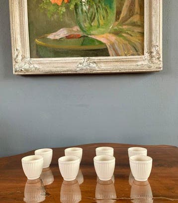 Wedgwood - Eetservies (8) - Porselein - Eierdopjes