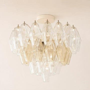 Venini - Carlo Scarpa - Poliedri - Plafondlamp - Glas,