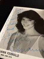 Playboy model Louann Fernald gesigneerde foto (Miss 1979), Ophalen of Verzenden, Zo goed als nieuw, Foto of Kaart, Gesigneerd