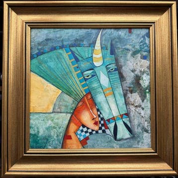 Peter Mitchev “Pedro” (1955–2024) - Turquoise Reverie