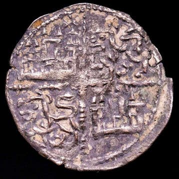 . Koninkrijk Castilië Alfonso X (1252-1284). Dinero de las 6
