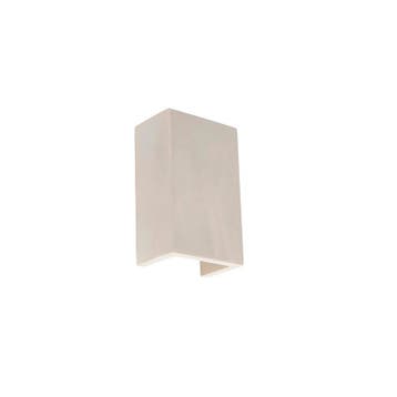 Industriële wandlamp grijs beton rechthoek - Meaux, Verzenden, Nieuw
