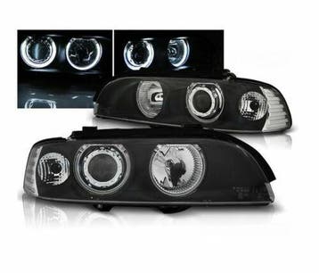 Koplampen set BMW E39 95-00 CCFL  zwart, Ophalen of Verzenden, Nieuw