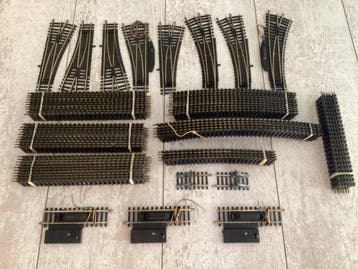 Fleischmann H0 - 1x6044L elek, 1x6044L, 3x6044R, 1x6046R, Nieuw