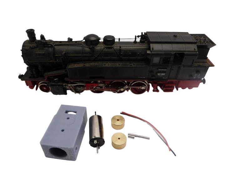 micromotor HR015F motor ombouwset voor Roco DB DR DRG BR, Hobby en Vrije tijd, Modeltreinen | H0, Gelijkstroom, Overige typen
