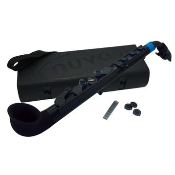 NUVO jSAX 2.0 zwart-blauw saxofoon in C lichtgewicht met, Ophalen of Verzenden, Nieuw