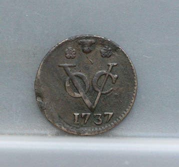Nederland West Friesland VOC. Duit 1737 (Zonder, Postzegels en Munten