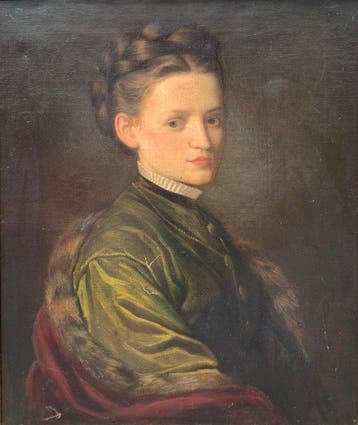 Mihaly Szemler (1833-1904) - Ritratto di nobildonna