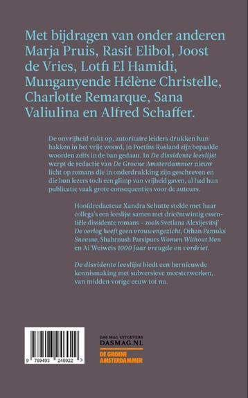 De dissidente leeslijst 9789493248922 Xandra Schutte, Verzenden, Gelezen, Xandra Schutte