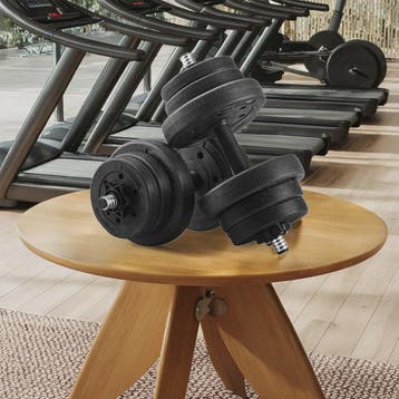 Songmics Verstelbare Dumbbells Set - 2 x 10 kg, Verzenden, Nieuw