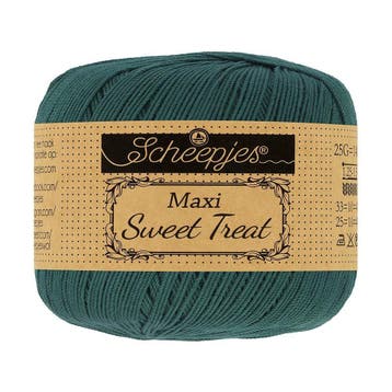 Scheepjes Maxi Sweet Treat - 244 spruce - Gemerceriseerd K, Hobby en Vrije tijd, Breien en Haken, Ophalen of Verzenden, Nieuw