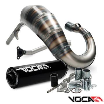 Uitlaat Voca Rookie Cross Beta Euro5 zwarte demper, Verzenden, Nieuw, Voca Racing