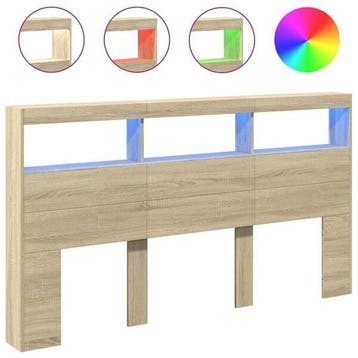 Bed hoofdbord Sonoma Eiken | Tweedekansje | OP=OP, Ophalen of Verzenden, Zo goed als nieuw