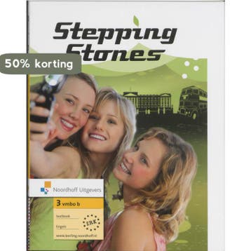 Stepping Stones / 3 vmbo b / Textbook / Stepping Stones, Boeken, Verzenden, Gelezen, Jorieke van 't Veen