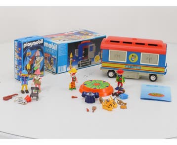 Playmobil 4231 Circusorkest met 3477 Circus Woonwagen en..., Ophalen of Verzenden, Gebruikt