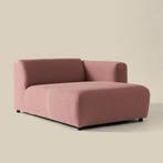 *WOONWINKEL* Divan 120 Arm Rechts - Terracotta Roze Pixie 55, Huis en Inrichting, Banken | Bankstellen, Verzenden, Nieuw
