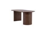 Ovale Eettafel Oakly 200x90 cm Eikenhout Bruin Fineer Jorn, Verzenden, Nieuw