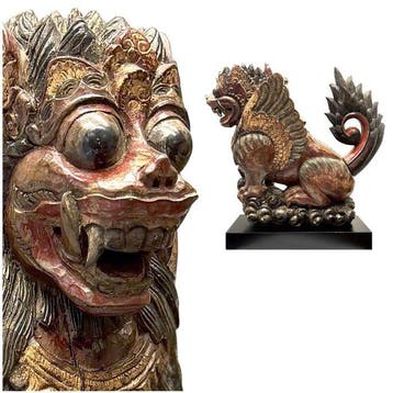 Houtsnijwerk Bali Singa Ambara Raja - Jatayu - Bali, 20e