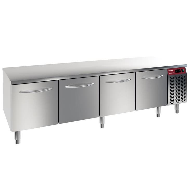 Gekoeld onderstel, 4 laden GN 1/1-h 200 mm, Zakelijke goederen, Horeca | Keukenapparatuur, Koelen en Vriezen, Verzenden