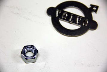 Moer uitlaat 3/8 UNC staal, Ophalen of Verzenden, Nieuw