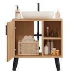 Vrijstaande Wastafelkast Licht Eiken Nieuw – 60x30x60.5cm, Verzenden, Nieuw, 50 tot 100 cm, Minder dan 100 cm