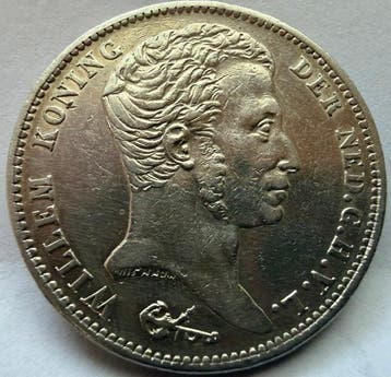Nederland. Willem I. 1 Gulden 1837