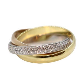 Cartier - Ring - Trinity - 18 karaat Roségoud, Witgoud, Geel, Sieraden, Tassen en Uiterlijk, Ringen, Nieuw
