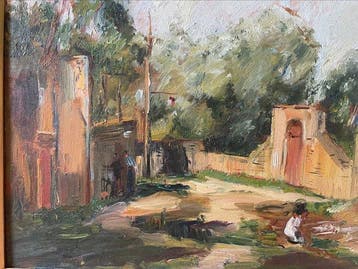 Luigi Crisconio (1893-19469 - Paesaggio di Sorrento