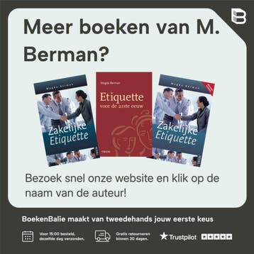 Tafelmanieren / Etiquette Geheugensteun - M. Berman, Verzenden, Gelezen, M. Berman