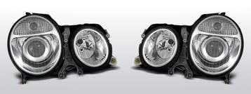 Koplampen | Mercedes W210 E-Klasse 1999-2002 | chroom, Auto-onderdelen, Verzenden, Nieuw
