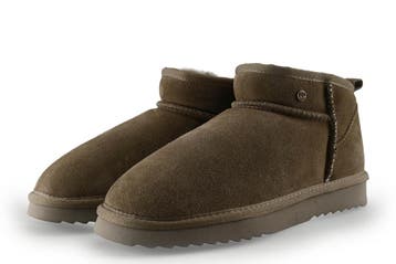 Warmbat Enkellaarzen in maat 40 Beige, Kleding | Dames, Verzenden, Beige, Lage of Enkellaarzen, Zo goed als nieuw
