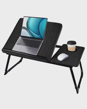 Multifunctionele Opklapbare Laptoptafel met Bekerhouder - Ve, Verzenden, Nieuw