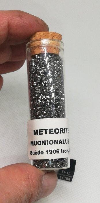 Stardust Meteoriet Muonionalusta. Steenijzer meteoriet - 10