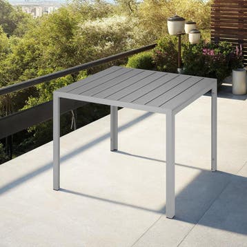 Aluminium tuintafel Maren met in hoogte verstelbare poten 90, Verzenden, Nieuw
