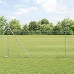 vidaXL Afrasteringspaal Gegalvaniseerd 25 x 1,6 m Staal, Verzenden, Nieuw, IJzer
