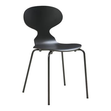 Eetkamerstoelen Kil set van 4 zwart [en.casa], Huis en Inrichting, Stoelen, Verzenden, Nieuw